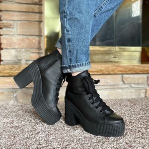 Jeffrey Campbell chunky grunge boots - JCplay Asif lace up boots